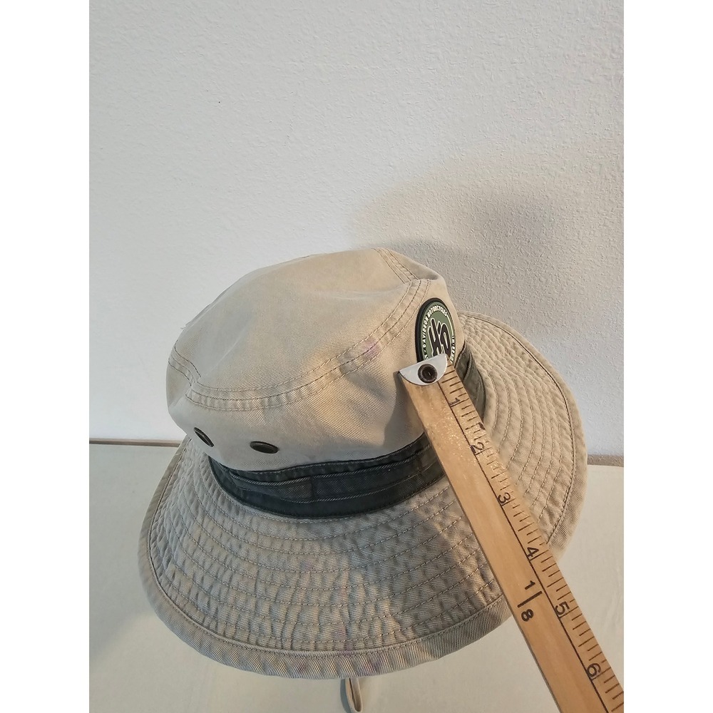 Harley-Davidson OSFM Tan Cotton Boonie Bucket Hat With Logo Patch - Picture 2 of 6